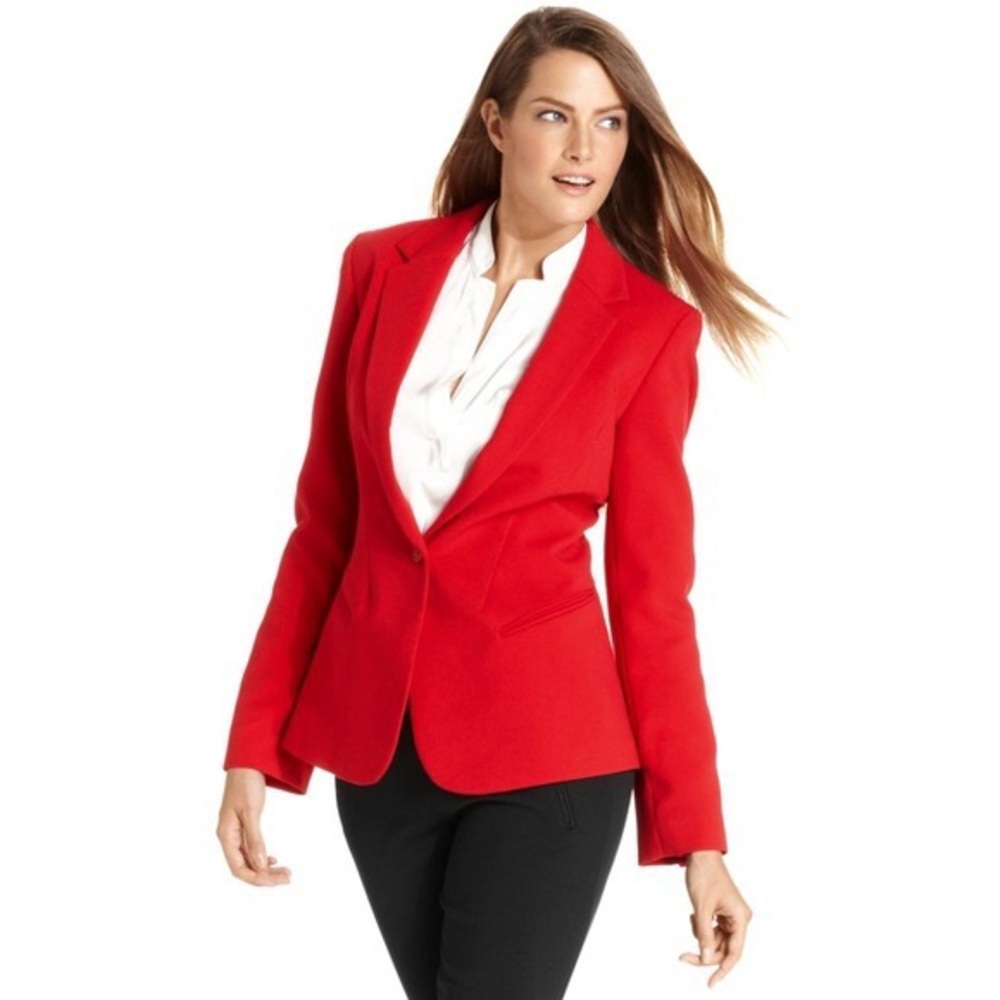 Calvin Klein Red Blazer